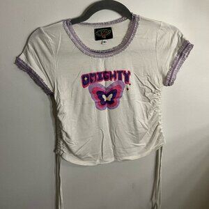 Omighty Butterfly Cropped Tee